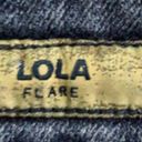 Silver Jeans  Womens Denim Blue Jeans Lola Flare Leg Distressed Dark Wash W25 L33 Photo 8