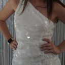 Lulus White Sequin Dress Photo 1