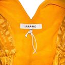 frame denim NWOT Frame Draped Halter Yellow Orange Silk Sleeveless Top MEDIUM Photo 3