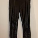 Spanx  Leather Like Ankle Skinny Pant Black Size Medium Photo 3