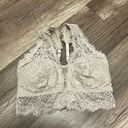 Aerie American Eagle  Eyelash Lace Racerback Bralette Nude Size Small DD NWT Photo 0