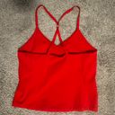 Outdoor Voices Red  Zoom Halter Top Photo 1