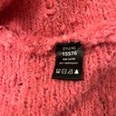 POL  Hot Pink Popcorn Sweater, Sz M Photo 9