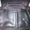 Coach Vintage  Messenger Bag Briefcase Laptop Black Leather Double Turnlock Flap Photo 3