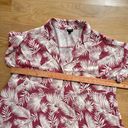 Torrid  Size 3 Tropical Palm Print Button-Up Shirt Dress Summer Beach Vacation Photo 3