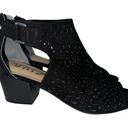 Unisa  Black‎ perforated sueded sandal size 8 Photo 0