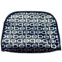 Bebe Cosmetic Makeup Travel Bag Black & Silver with Zipper Toiletry Bag Photo 1