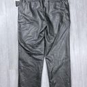 Bar III Black Leather Ankle Pants XL Photo 2