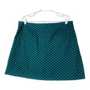 Lady Hagen  WRAP GOLF TENNIS PREP SKORT 17" WOMEN SIZE 16 HERRINGBONE TURQUOISE Photo 9