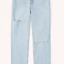 Abercrombie & Fitch Abercrombie Curve Love Ultra High Rise 90s Straight Jeans Photo 0