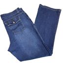 Lee  Women 18 Medium (38x31) Blue Jeans Natural Bootcut Just Below Waist Denim ^ Photo 2