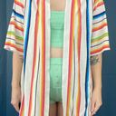 JC Penny Vintage 70s JC Penney Rainbow Stripe Terry Cloth Robe Photo 3