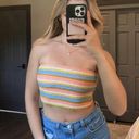 Tiger Mist Rainbow Striped Tube Top Photo 1