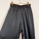 By Together  Stunner Satin Pants Black Wide Leg Trouser Size Small Photo 10