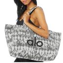 Alo Yoga NWT  Women Tote Bag LARGE Gray Tie Dye Canvas Cotton Carry Tavel… Photo 2