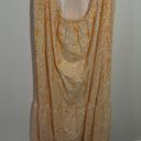 The Loft NWT Eyelet Open Back Maxi Dress Yellow/ White Size 12 Photo 7