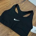 Nike NWT  Black Medium Support Non Padded Swoosh 2.0 Sports Bra Size XS Photo 2