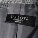 Talbots  Gray Buffalo Plaid Wool Blend Jacket Photo 9