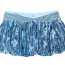 Lululemon  size 8 time to shine skort skirt tennis athletic blue white multi plea Photo 3