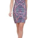 Tommy Hilfiger  paisley print scuba sheath dress Sz 4 Photo 0