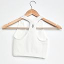 Free People MEDIUM WHITE Throw Crop Bra Top Brand new with tags Photo 2