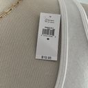 Gap  White Modern Tank, Size Medium, NWT Photo 2