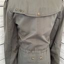 Black Rivet Green Military Utility Jacket Photo 8