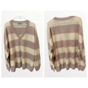 ALLSAINTS  Byers Stripe V-Neck Sweater (S) Photo 2