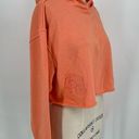 Nike  Mama Pullover Hoodie Sz M Coral Pink Cropped Long Sleeve Hood Relaxed Photo 1