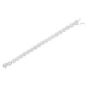 Brilliance Haus of  Sterling Silver 1/2 Cttw Diamond Nested Set 7" Link Bracelet Photo 4