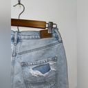 American Eagle Size 6  Light Blue Distressed Highest Rise 90’s Boyfriend Jeans Photo 7