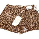 YMI Jeans Tan Leopard High Rise Shorts Photo 0