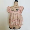 Anthropologie Let Me Be Eyelet Swing Top Photo 10