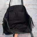 Botkier  Black Nylon Tote Weekender Bag Zipper Travel Carry On Zipper Detail Photo 7