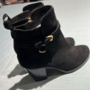 Polo  RALPH LAUREN BLACK Suede ankle boots Size 8.5 B34 Photo 5