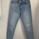 Levi's Levi’s 28 Wedgie Straight Jeans Stone Light Wash Cut Off Hem Photo 0