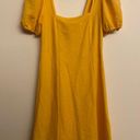 Mango  Puff Sleeve Square Neck Dress Photo 6