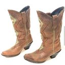 Durango  Western Cowboy  Cowgirl Boots Turquoise Diamond Leather Size 7 Photo 0