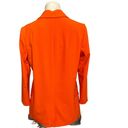 ALLSAINTS  Aleida Tri Oversized Boxy Blazer Vivid Orange Size 4 80s Designer NEW Photo 5