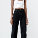 ZARA Black Wide Leg Jeans Photo 0