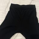 SheIn Flare Leg Rib Knit Pants Black Size XS Photo 4