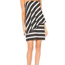 Halston Heritage NWT Strapless Tiered Stripe Dress Photo 0