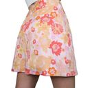 St. John’s Bay Vintage 90s St. Johns Bay Pink & Orange Floral Mini Skirt Skort Photo 0