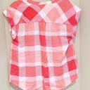 Krass&co NWT Khakis &  Gingham Blouse Top Small S Photo 3