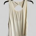 Buffbunny  ladies crossover off white ventilated activewear tank size XS Photo 0