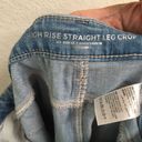 Chico's Chico’s high waisted straight leg cropped light wash jeans 1R=8 Photo 4