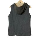 prAna Ava herringbone plaid wool blend hooded vest Small Photo 1