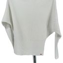 n:philanthropy  White Ribbed Off Shoulder Long Sleeve Sweater size Large Photo 4