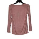 Matilda Jane  Snap Henley T-Shirt Size XS Pink Ribbed‎ Stretch Blend Womens LS Photo 7