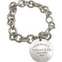 Tiffany & Co. Sterling Silver Return To Tiffany’s Circle Tag Chain Link Bracelet Photo 1